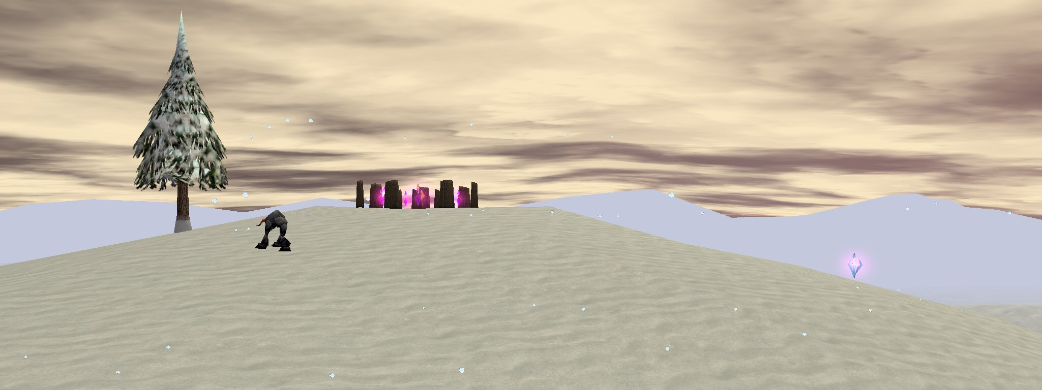 A menhir ring in the Esper Mountain range.
